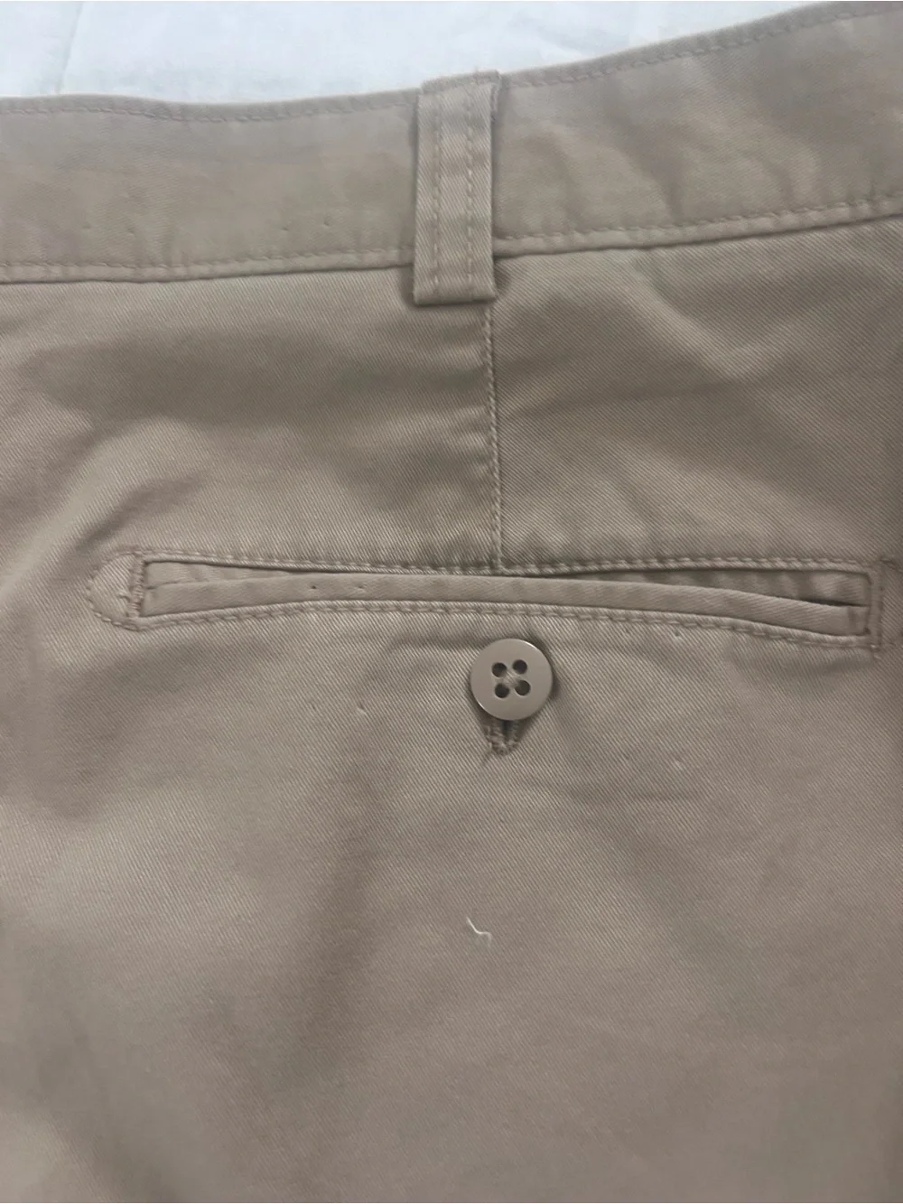 Excellent Condition Mens Flat Front Dressy Khaki Cremieux sz36